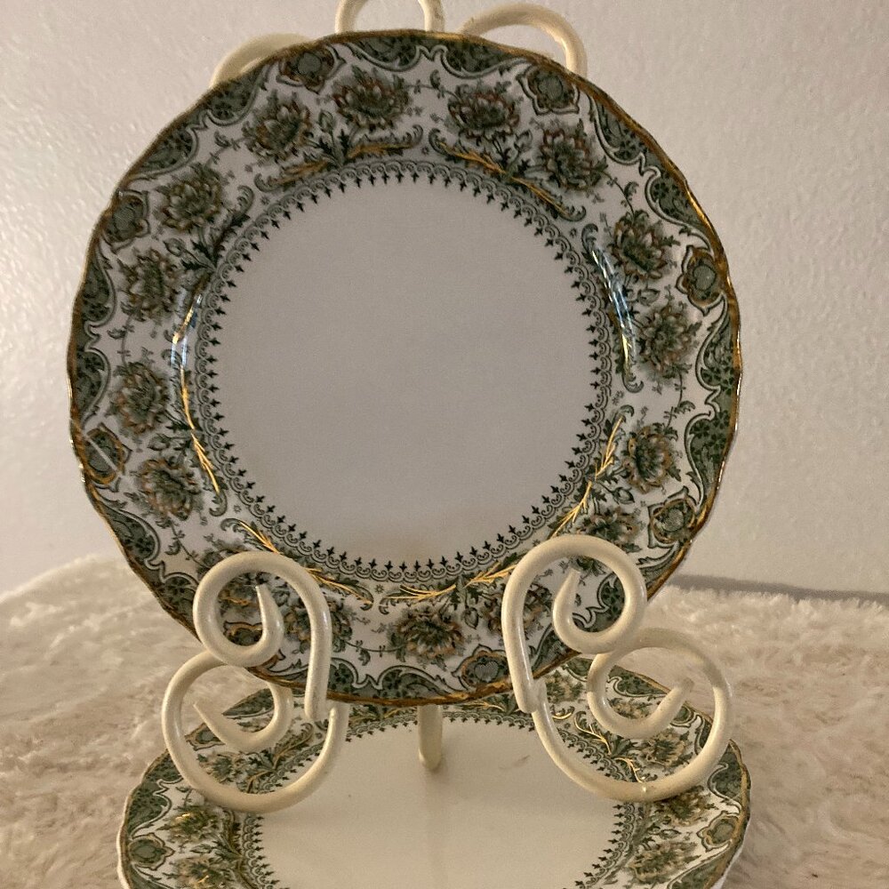 Vintage Dunn Bennett Coronation 7-1/4" Salad Plates (2)